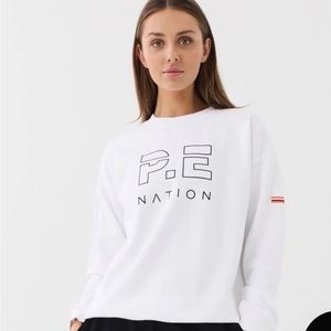 PE Nation White Sweatshirt